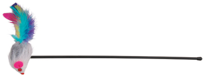 Удочка-дразнилка с мышкой, пластик/мех, 50 см, набор 40 шт., Trixie