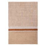 Ковер из хлопка с рисунком tulip garden бежевого цвета из коллекции terra, 160х230 см