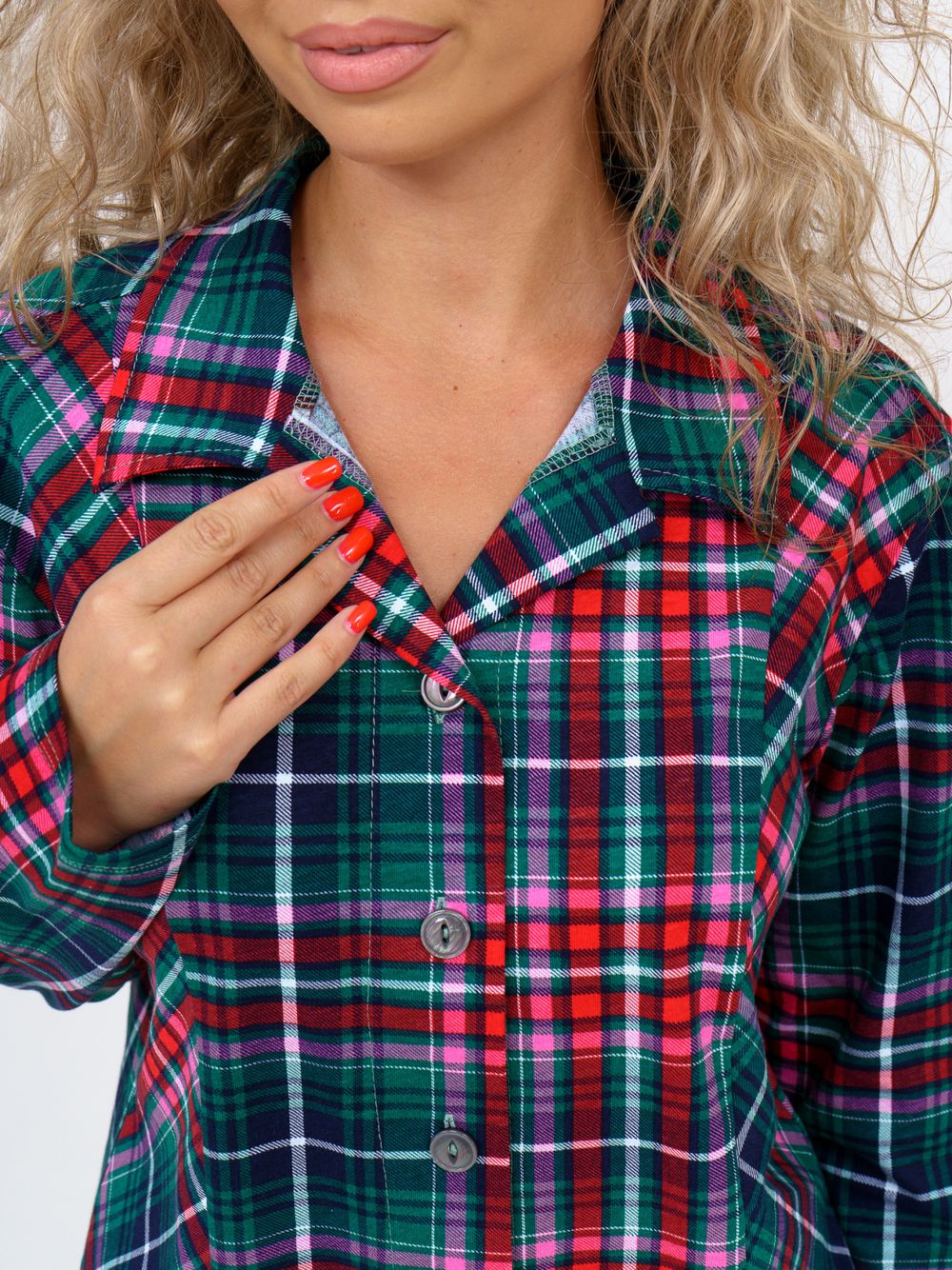 852 Пижама "Зеленая клетка" SveTekst (Акция)