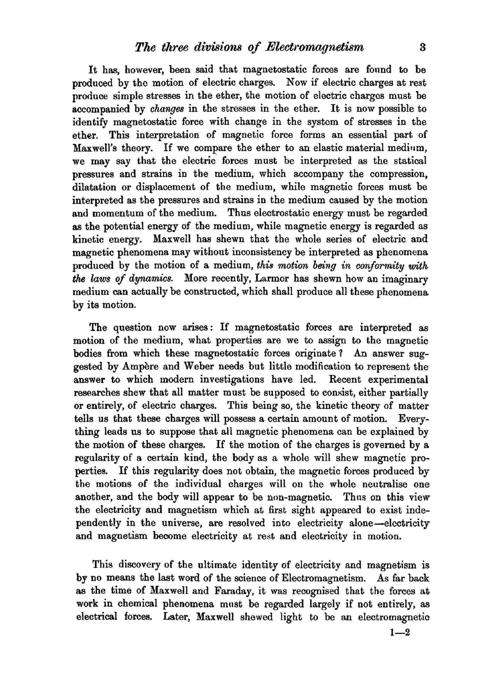 The Mathematical Theory of Electricity and Magnetism | J.J. Hopwood