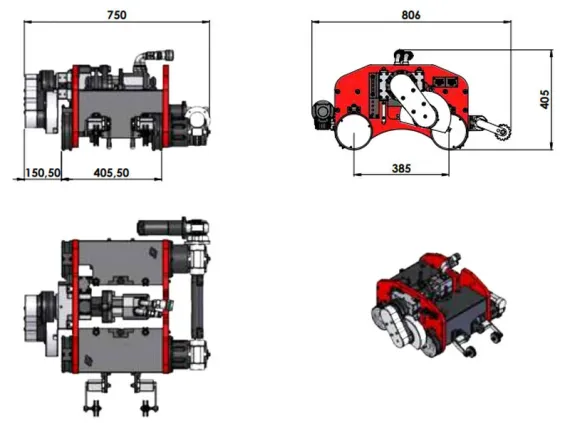Машина для холодной резки труб G.B.C. TAF