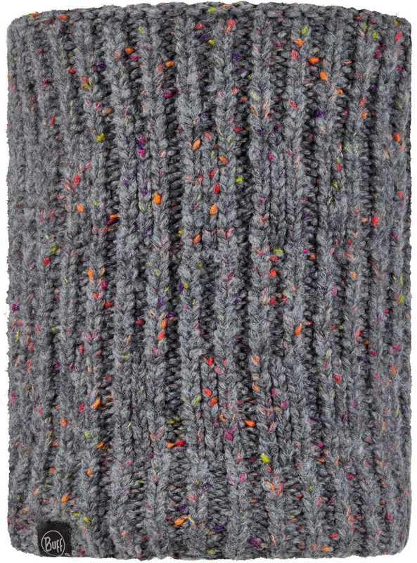 Вязаный шарф-труба с флисом Buff Neckwarmer Knitted Polar Kim Grey Фото 1