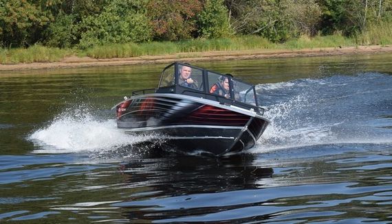 Алюминиевая лодка Wellboat 45АU