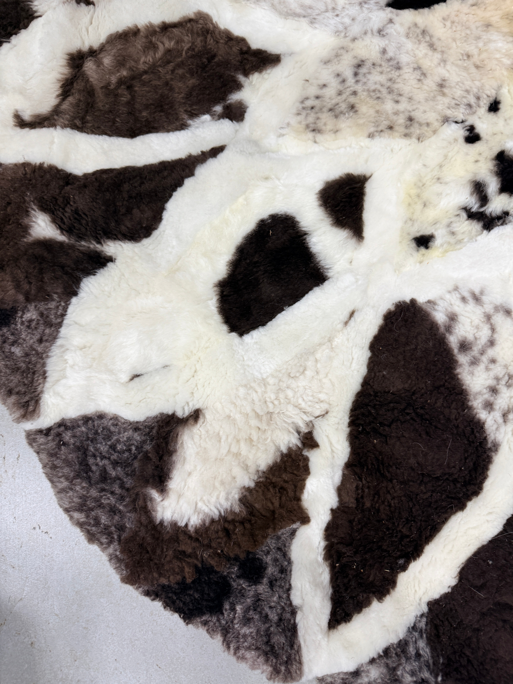 Ковер шкура натуральная овчина меховой