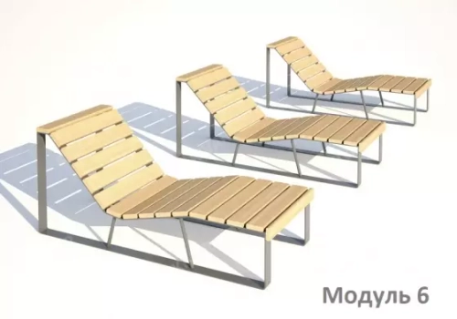 Скамейка «Фестиваль» Модуль 6