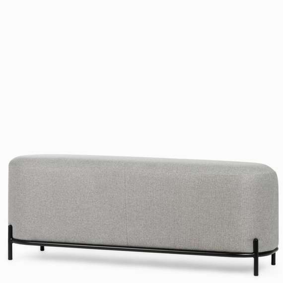 Пуф Pawai 120х45 см, светло-серый