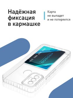 Чехол ROSCO для Tecno Spark 7 (арт. TCN-S7-TPU-01-POCKET )