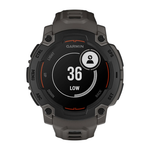 Спортивные часы Garmin Instinct E, 40 мм, силиконовый ремешок угольного цвета Чёрный безель. Ремешок с классической застёжкой — на запястье обхватом 107–179 мм