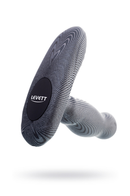Стимулятор простаты Levett Ancus, силикон, черный, 11 см