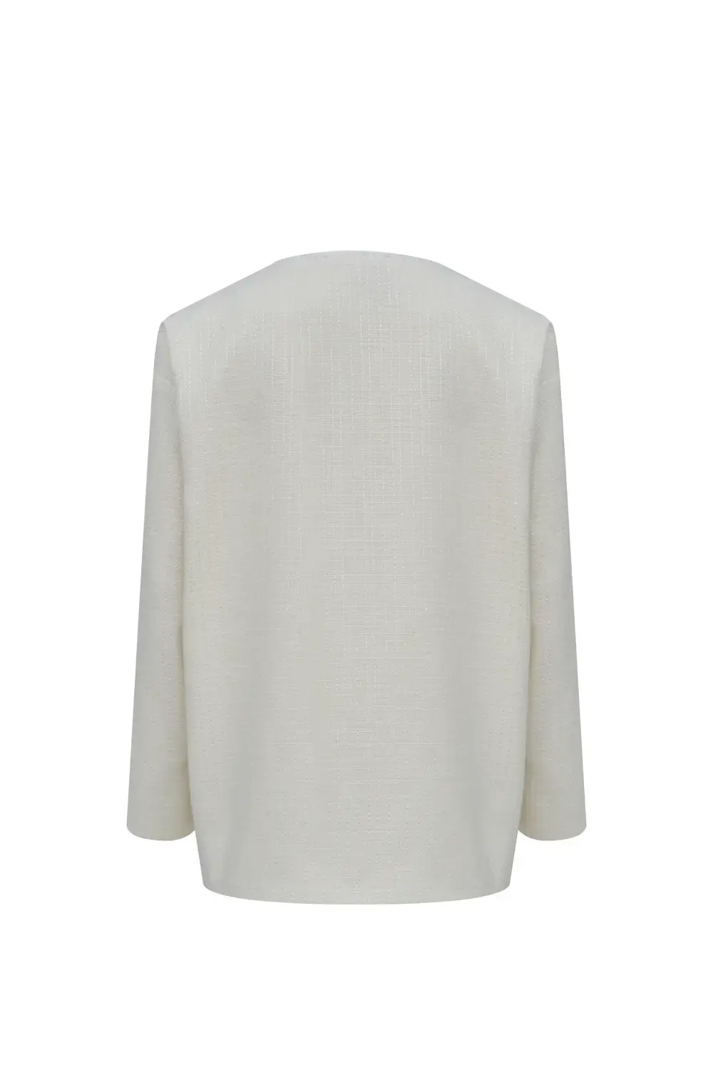 Жакет-тулуп белый