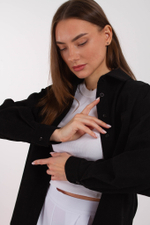 Микровельвет рубашка длинная IMBA