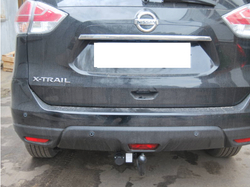 Фаркоп на Nissan X-Trail T32 дорестайл 2014-2017 без подрезки бампера (паспорт и сертификат в комплекте)(без электрики) Steinhof.N-104