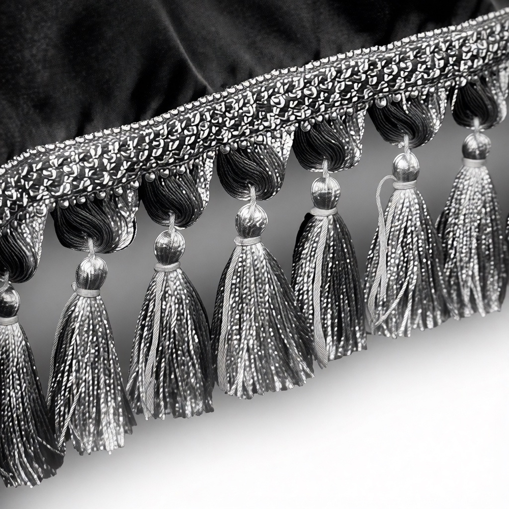 Покрывало на бильярдный стол Монако, 7 футов, шёлк серебро