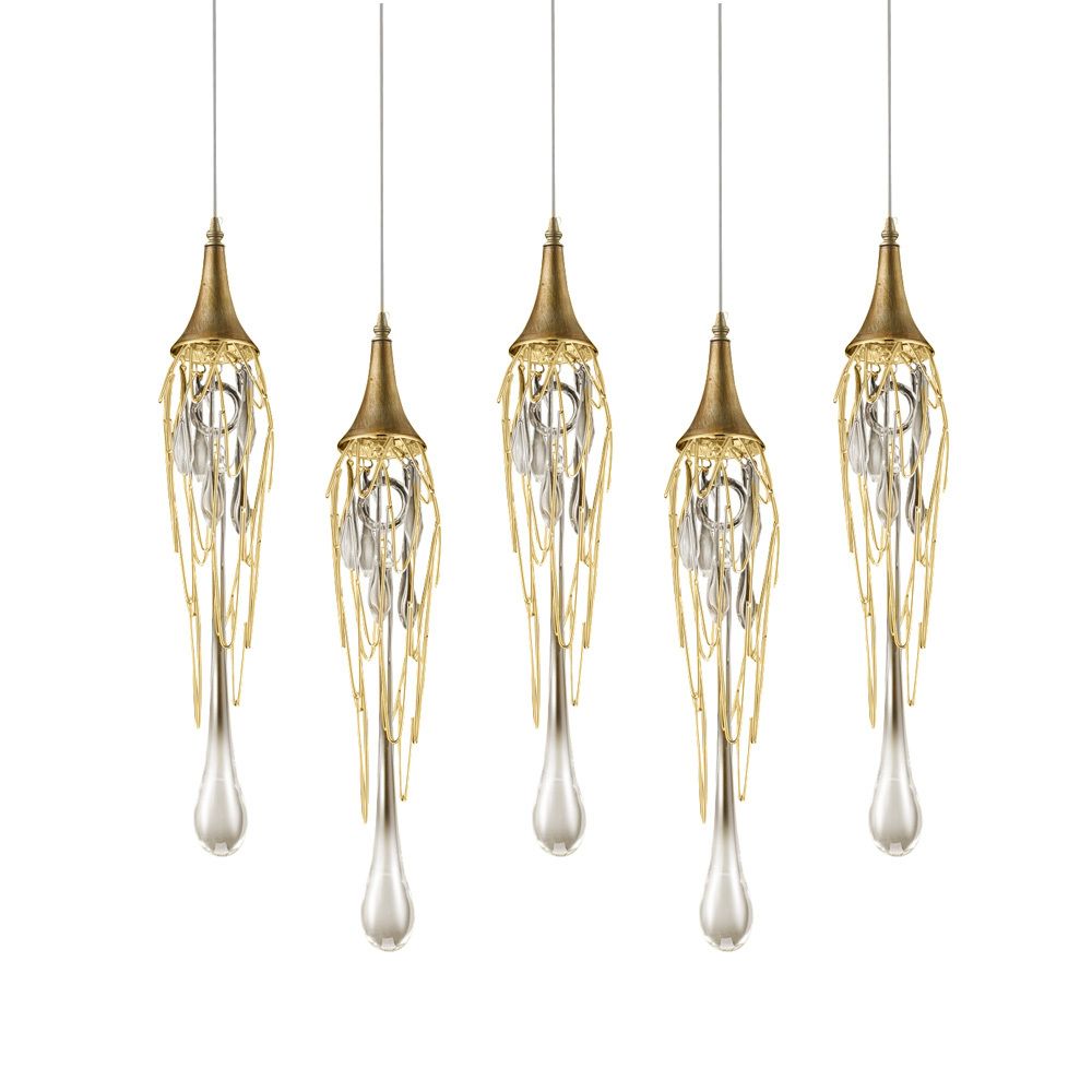 Подвесной светильник Goddess Tears 5 gold