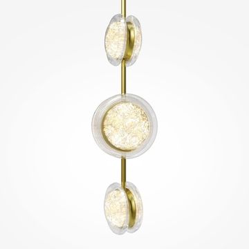 Подвесной светодиодный светильник 21W 3000K MOD361PL-L22BS3K латунь Pharao Modern Maytoni