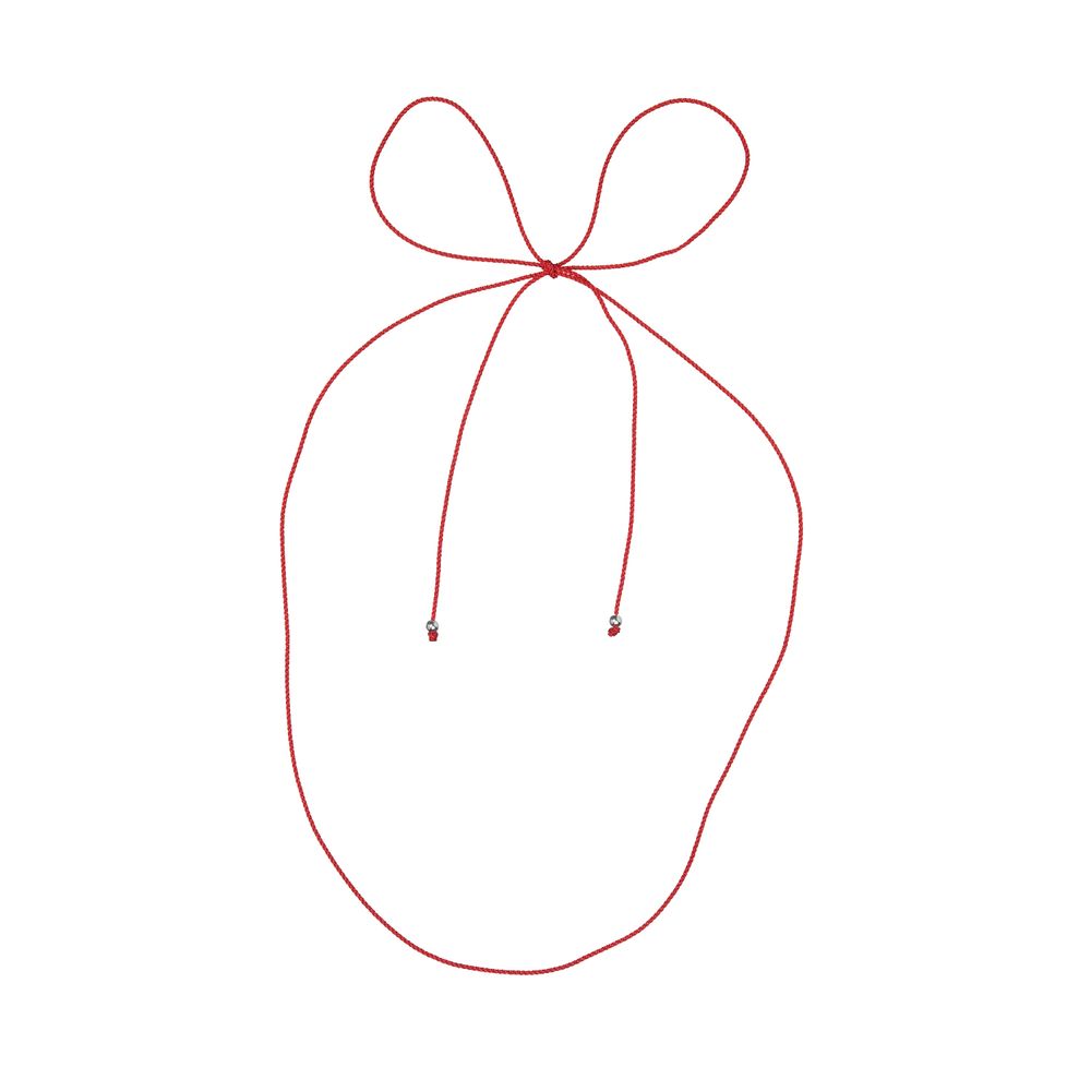 Плетенный шнурок Red