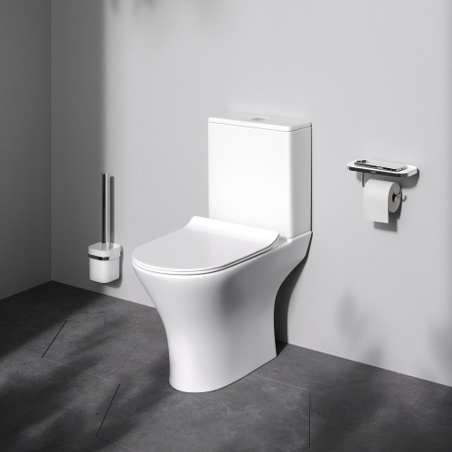 Унитаз-компакт FlashClean с сиденьем микролифт AM.PM Sense C748600SC