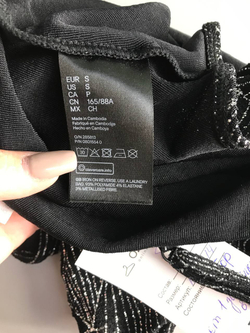 Боди H&M блестящий, маркировка S, визуально 44 размер