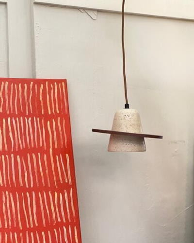 Минималистичные светильник с мягким рассеянным светом из травертина 🤍