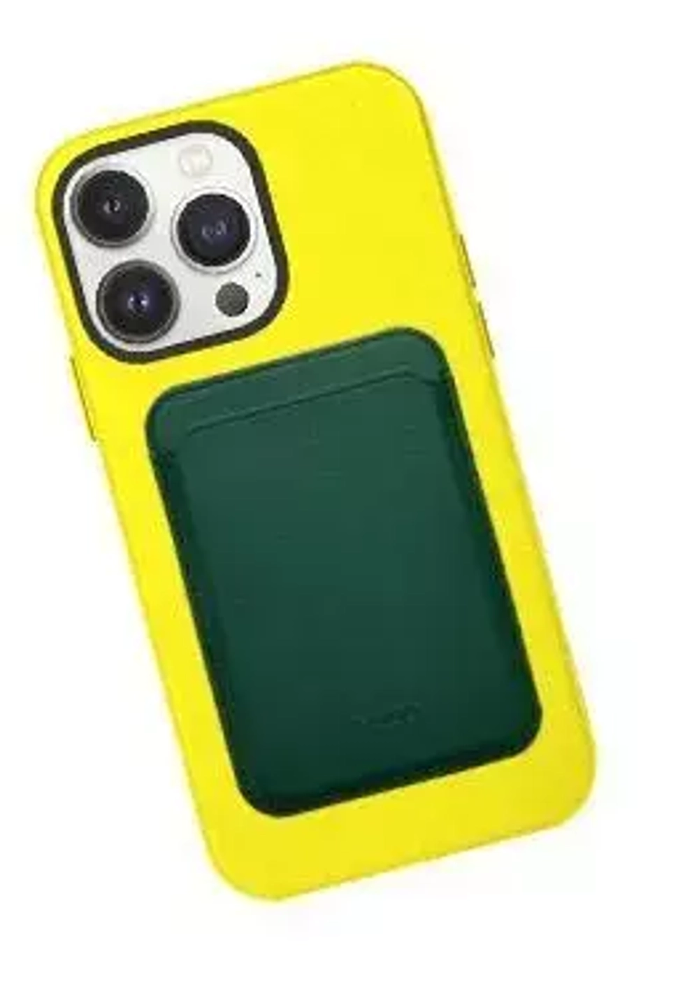 Визитница Leather Magsafe K-Doo green