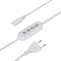 Таймер для светильника ЭРА FITO-LINETIME-2 pin (9/12/15 H)-GR с проводом 1,5 м | Аксессуары для фито светильников