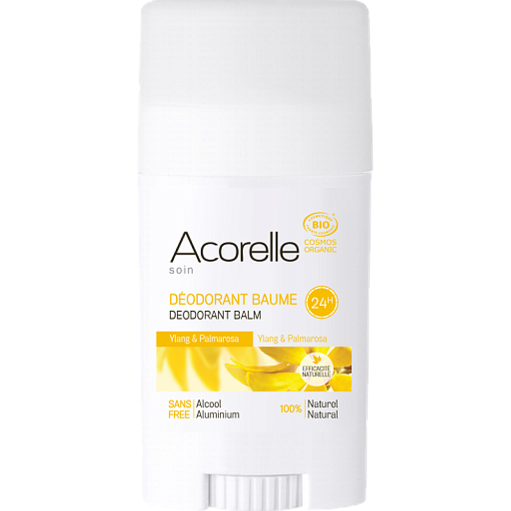 ДЕЗОДОРАНТ-БАЛЬЗАМ "ИЛАНГ-ИЛАНГ И ПАЛЬМАРОЗА" 40 г (ACORELLE)