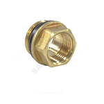 Переход латунь Ду 32х20 (1 1/4"х3/4") с герметичной прокладкой НР/ВР R593D Giacomini R593DY007