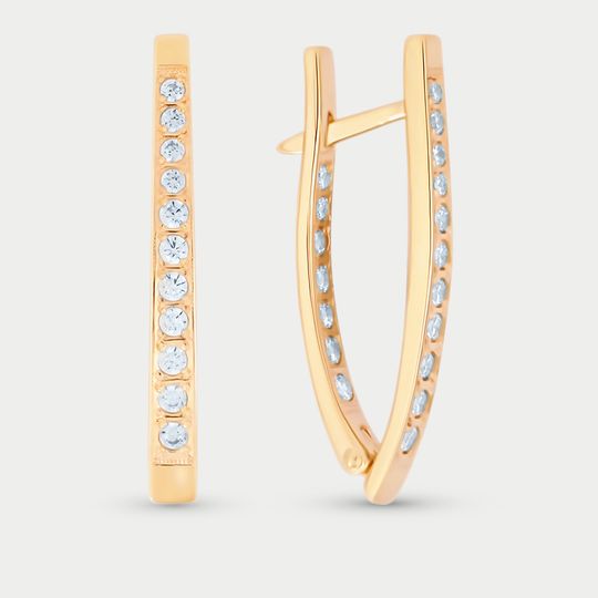 Серьги золотые