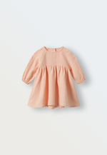 3125-132 Платье из муслина (персик)