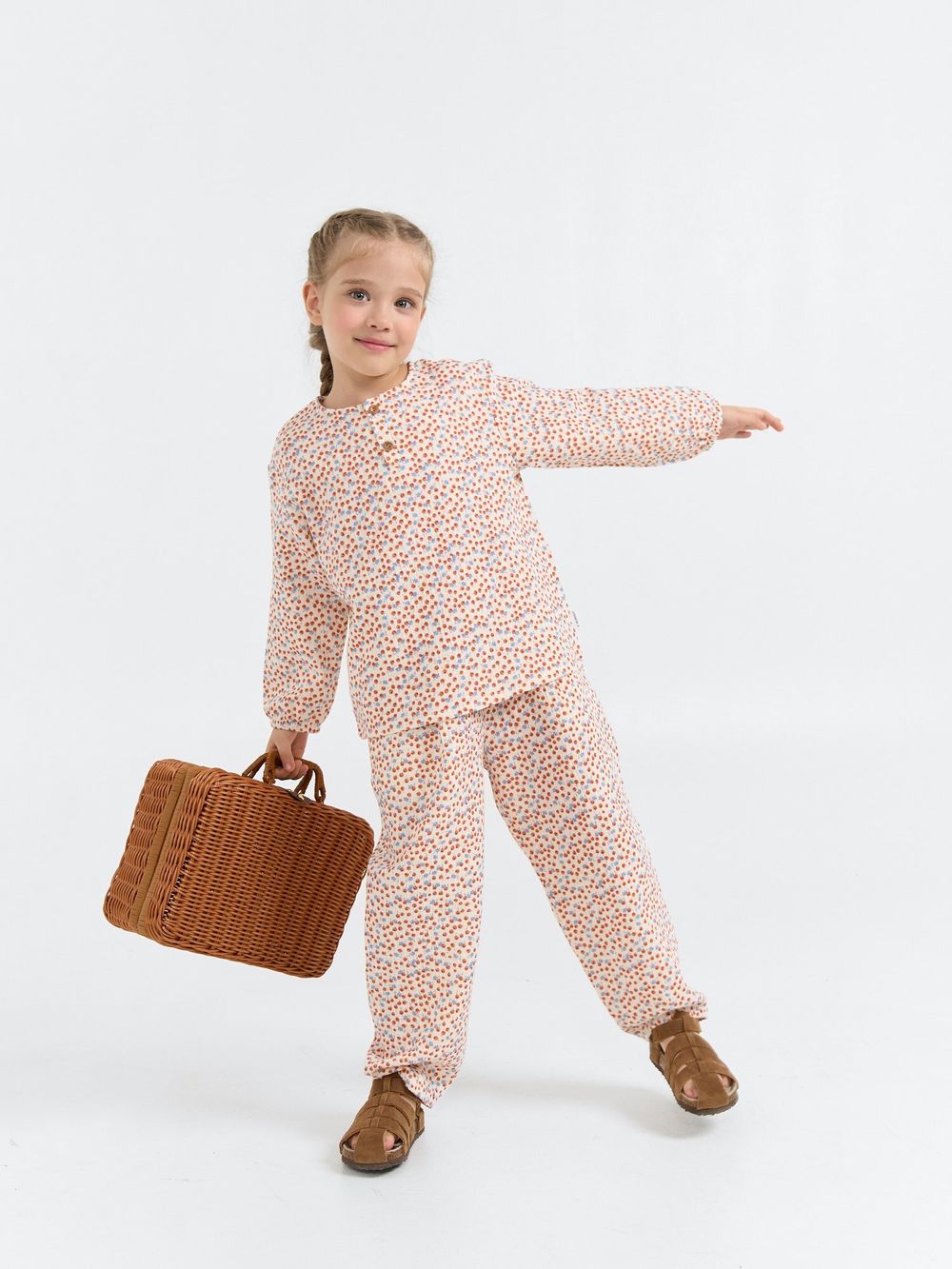 Рубашка муслиновая "Ягодки"