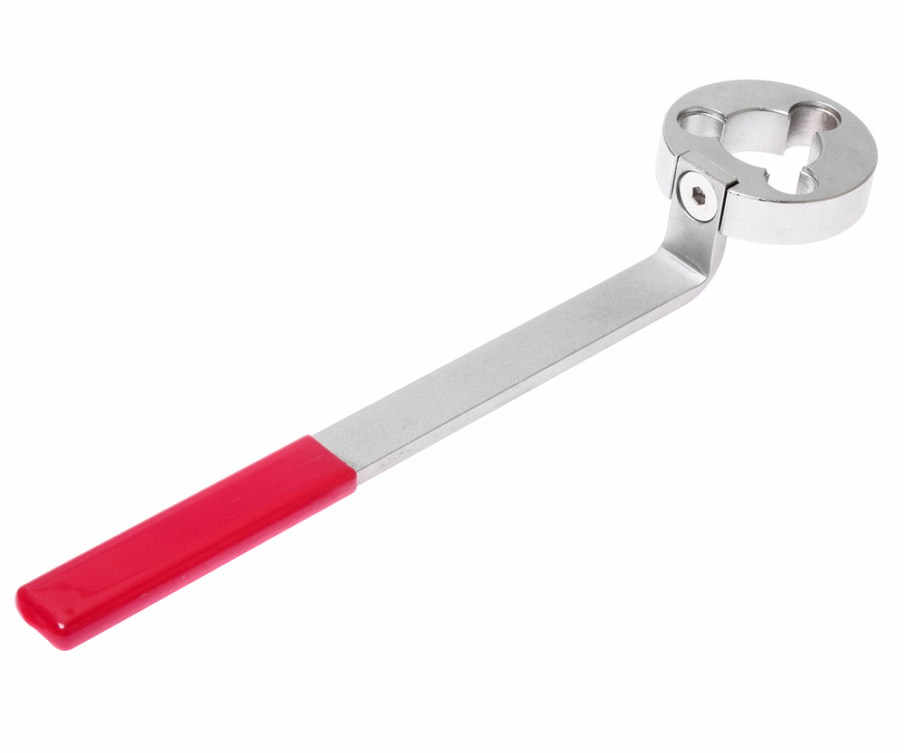 JTC-1325 - Приспособление для фиксации шкива насоса водяного (VW AUDI) L=298мм JTC - 
	Применяется для надежной фиксации шкива водяного насоса от проворачивания.
	Применение инструмента упрощает откручивание/вкручивание болтов крепления шкива водяного насоса.
	Длина: 298 мм.
	Ширина: 65 мм.
	Применение: Фольксваген (Volkswagen), Ауди (Audi).
	Габаритные размеры: 410/105/40 мм. (Д/Ш/В)
	Вес: 551 г.