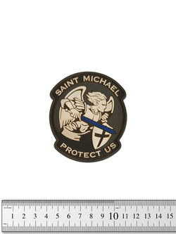 Шеврон Saint Michael Protect Us PVC