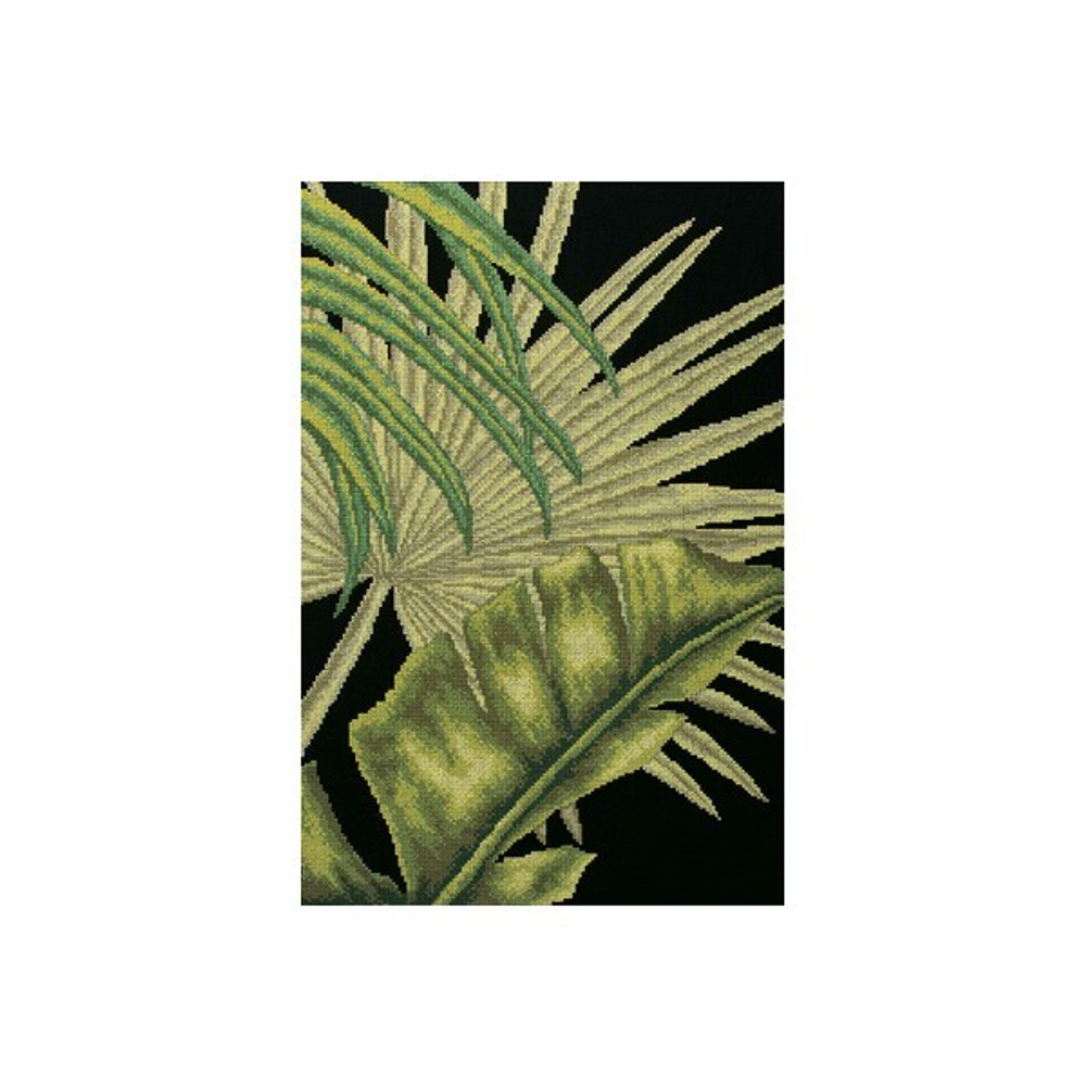 "Пальмовые листья"-M448  вышивка