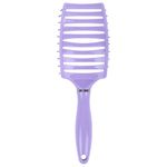 Расческа для волос скелетная, 24,5х7 см, продувная, фиолетовая/черная, MONTE VITA (МОНТЕ ВИТА), 457421
