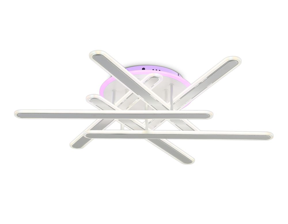 Ambrella Потолочный светодиодный светильник с подсветкой RGB с пультом Original FA8907