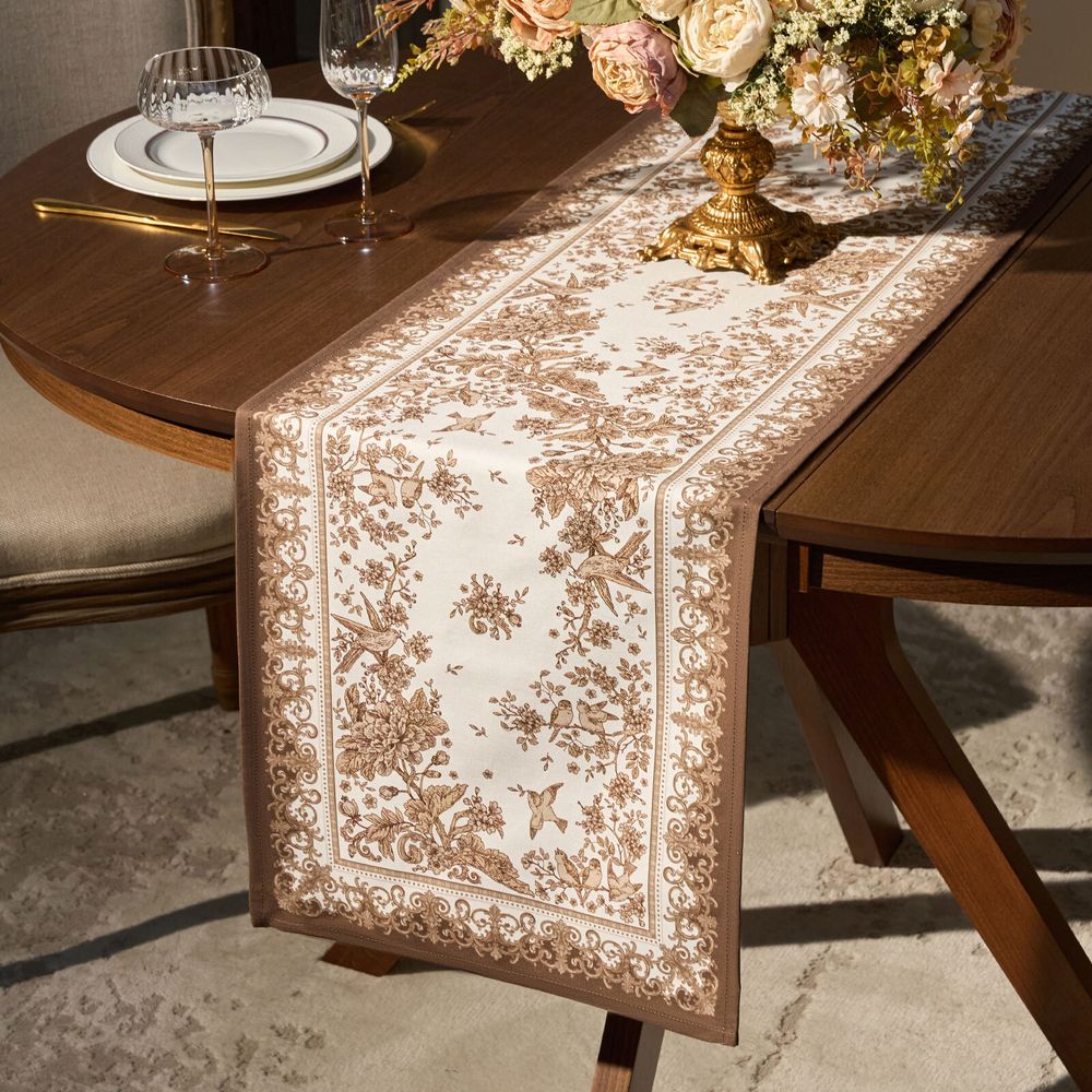 ДОРОЖКА " ROYAL GARDEN" 40Х146СМ ,БЕЛЫЙ ,100% ХЛОПОК ,ТВИЛ С ПРОПИТКОЙ