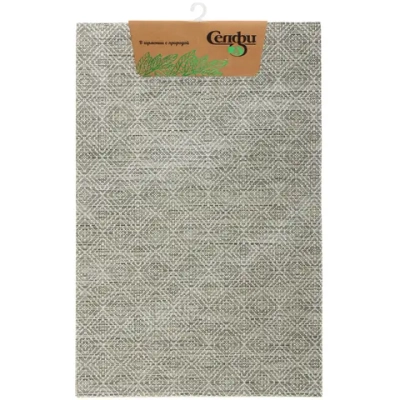 Салфетка на стол 45*30см в наборе 2шт «Уют» зеленая