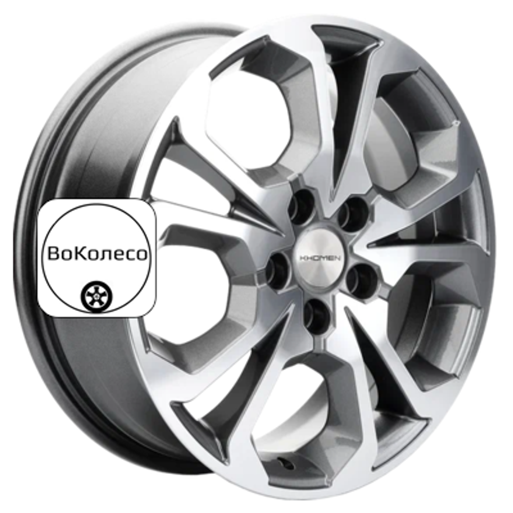 6,5x17/5x108 ET33 D60,1 KHW1711 (Chery/Exeed) Gray-FP Khomen Wheels