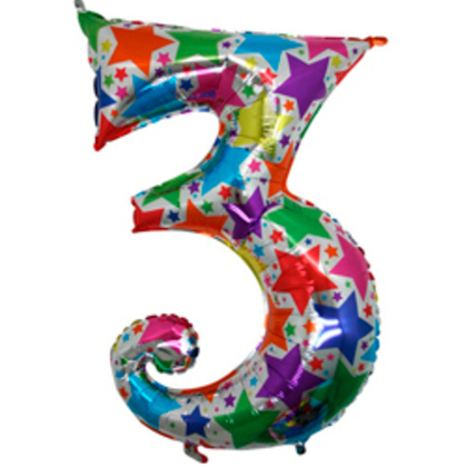 Цифра "3" звезды