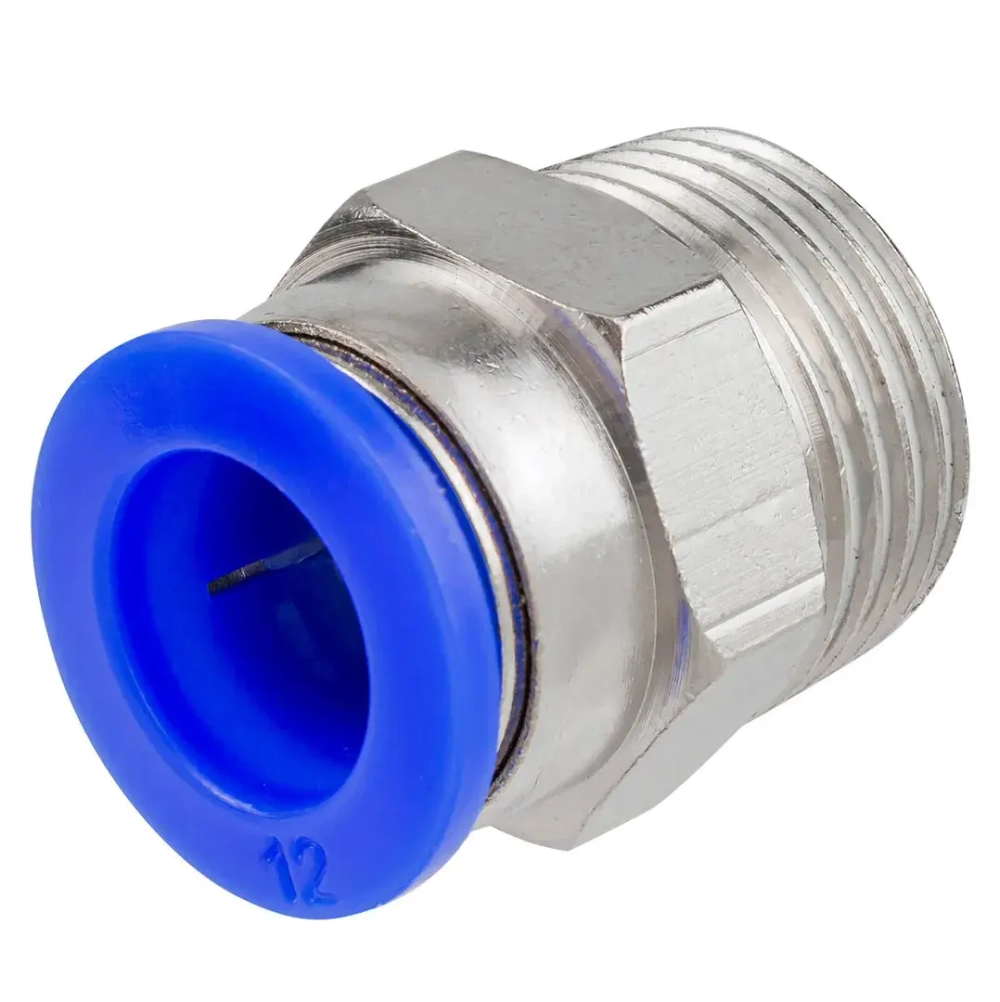 Фитинг для пластиковых трубок 12мм с наружной резьбой 1/2'' RockForce##Rock FORCE RF-SPC12-04