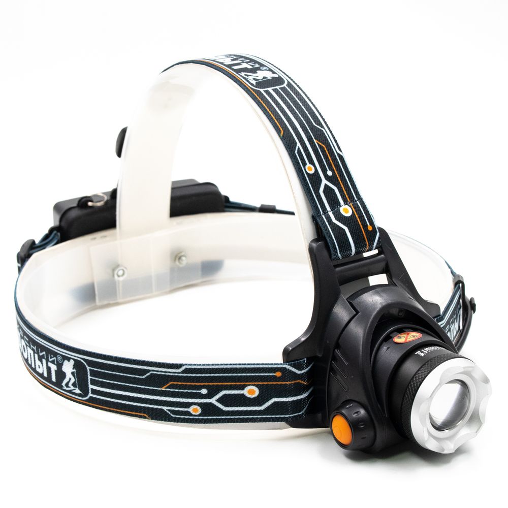 Фонарь налобный &quot;СИБИРСКИЙ СЛЕДОПЫТ-Эон&quot;, 1L, zoom, аккум.2x2200mAh/60/