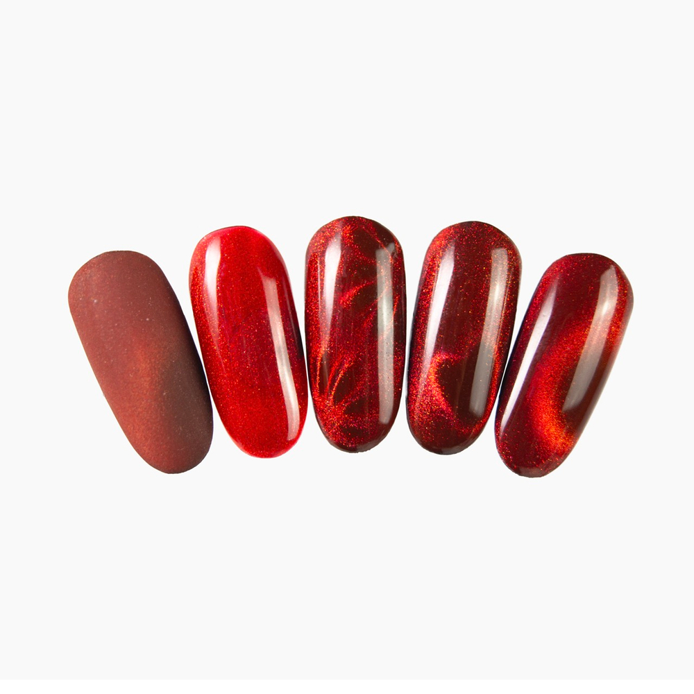 SoLa Гель-лак Cherry Cat 02 Кошачий глаз, 10мл