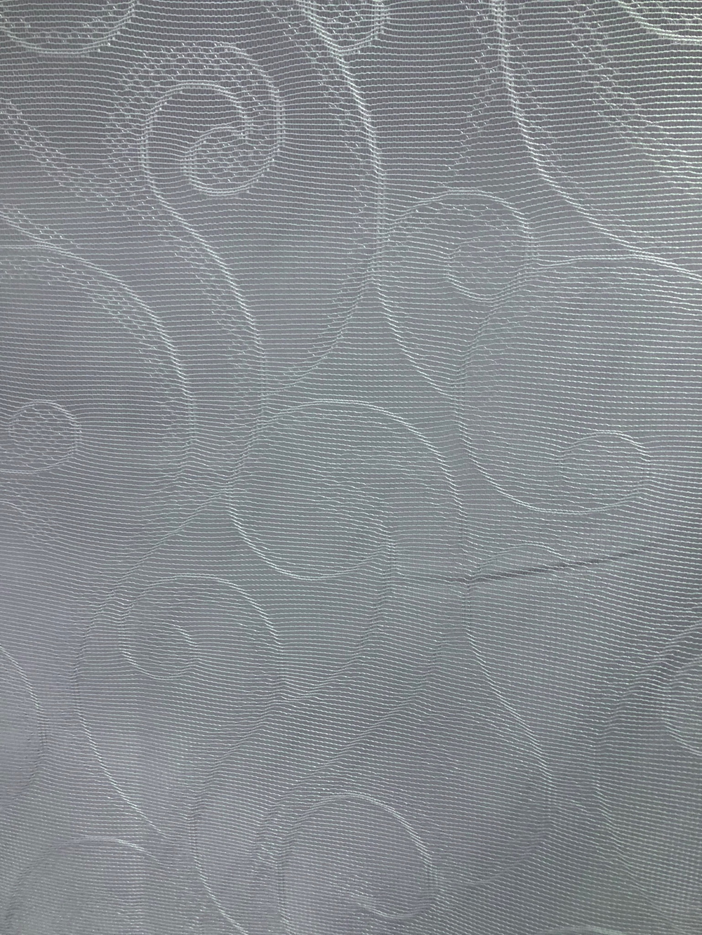 Ткань Тюль кружевной жаккард, цвет белый, арт. 327712