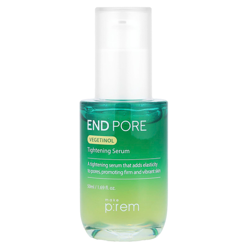 make p:rem, End Pore, сыворотка для повышения упругости кожи с вегетинолом, 50 мл (1,69 жидк. унции)