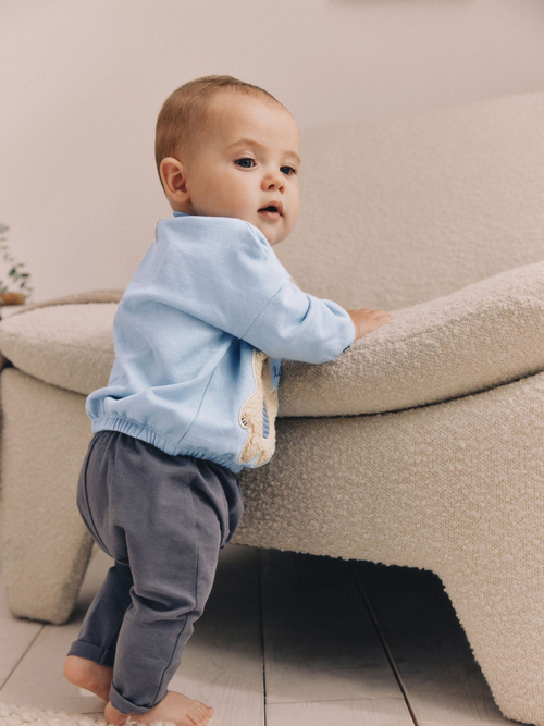 Толстовка и легинсы в комплекте для малышей Next Q96-876, Голубой