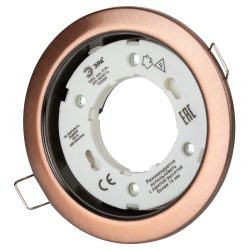 KL35 SC /1 (к) Светильник ЭРА под лампу Gx53,220V, 13W, медь | Встраиваемые светильники Для ламп GX53