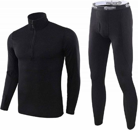 [М] Термобелье "ESDY" вафля (чёрный)