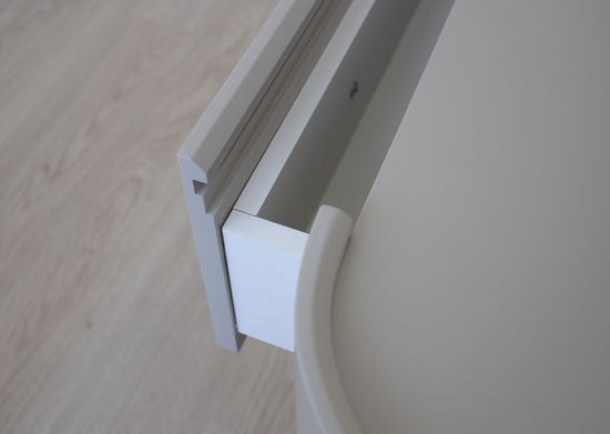 Комод Lagom 3 ящика ширина 120 см (серо-бежевый)