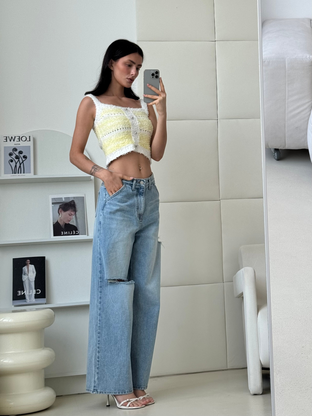 Топ и кардиган / pina colada