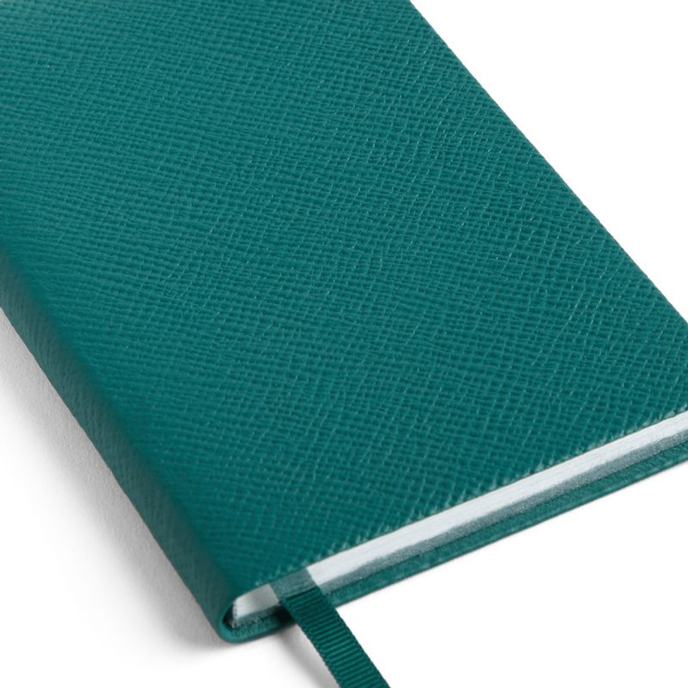 Smythson Блокнот Panama Notebook Liberty Nile Blue